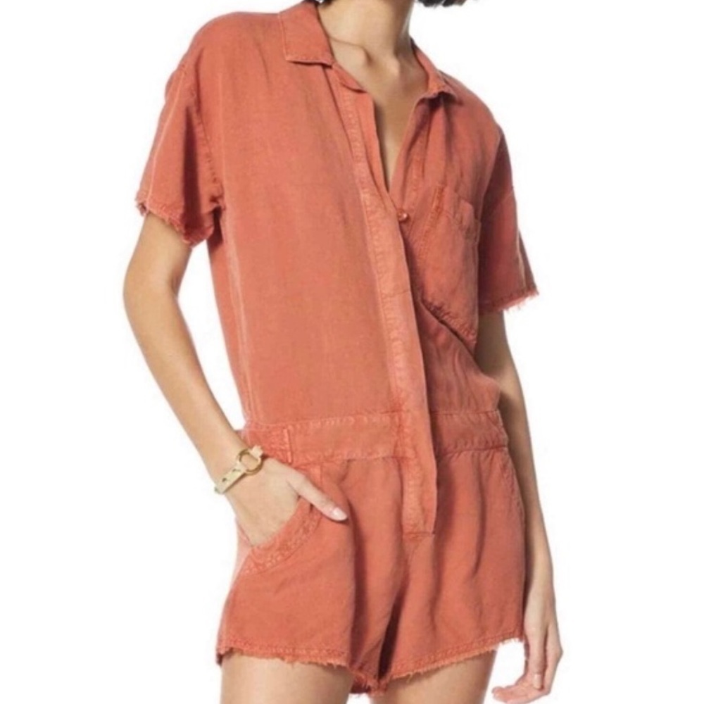 Young Fabulous & Broke Felix Raw Hem Romper